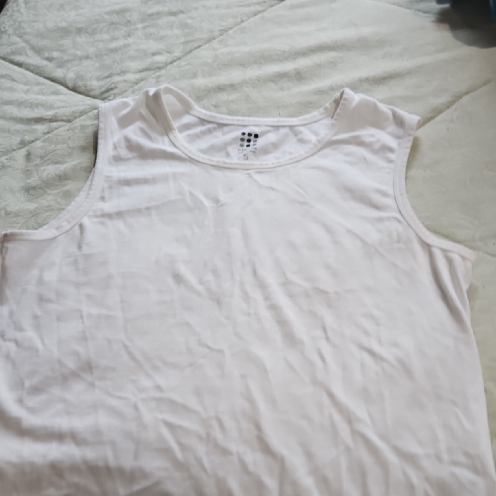 Title Nine Soft White Tank